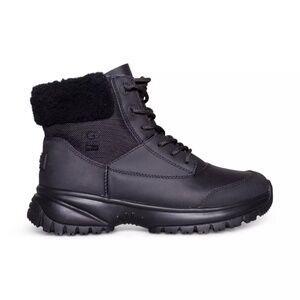 NWOT Ugg Women’s US 7 Yose Fluff V2 Black Leather Winter Waterproof Boots